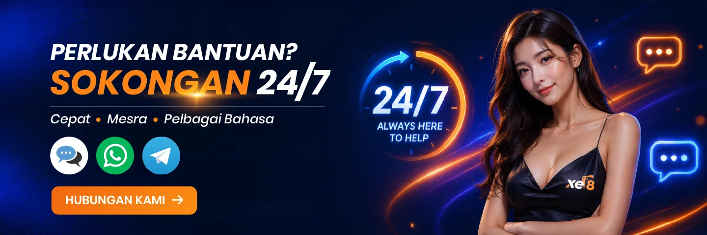 xe8 kasino sokongan pelanggan 24/7, sokongan sebenar melalui live chat, WhatsApp dan Telegram, respons pantas dalam pelbagai bahasa