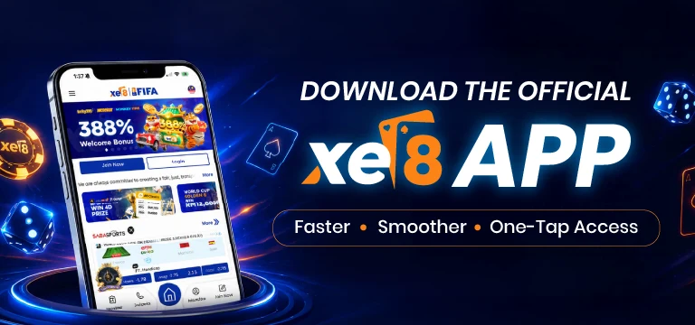 Download official xe8 casino app for a faster, smoother mobile experience with one-tap access to slots and sports betting